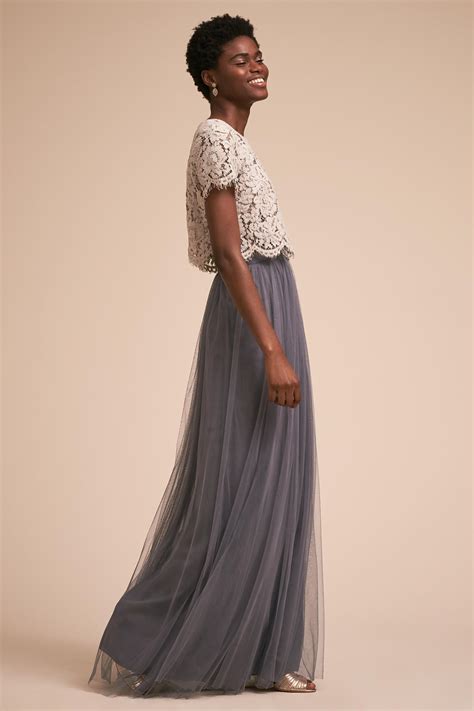 Kenzie Top And Louise Tulle Skirt From Bhldn Bridesmaid Dresses