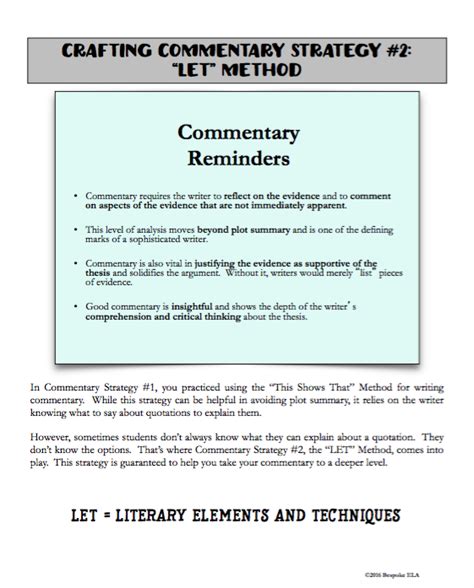 How To Write Commentary In An Essay Telegraph