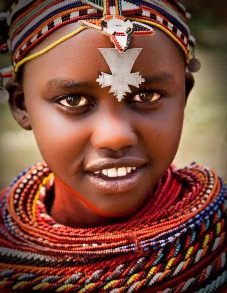 Young Maasai Girl In Costume Tribes Of The World People Of The World
