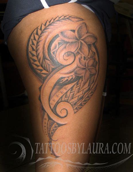 Pin By Ron Cowell On Tatoos Tribal Flower Tattoos Polynesian Tattoos