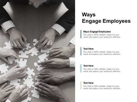 Ways Engage Employees Ppt Powerpoint Presentation Show Cpb Powerpoint