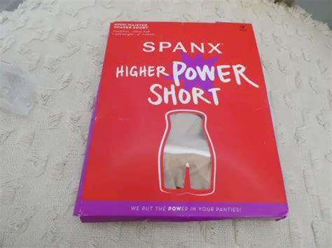 SPANX HIGHER POWER SHORT SZ 1X Soft Nude High Waist Mid Thigh Shaping