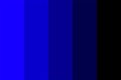 Reverse Monochromatic Blue Color Palette
