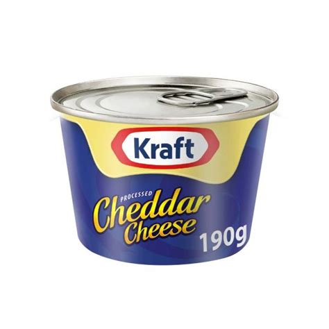 Kraft Processed Cheddar Cheese 190g