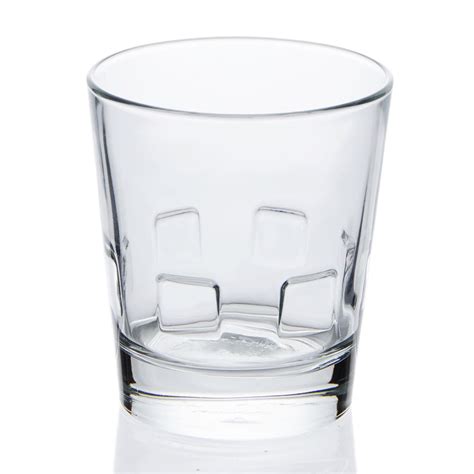 libbey 15963 12 oz double old fashioned glass optiva stackable