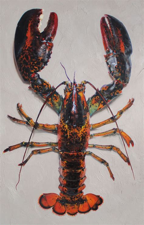 Lobster Art Critique Art Portfolio Digital Watercolor