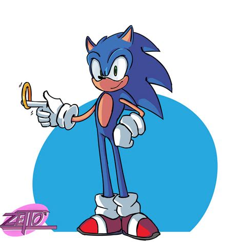 Sonic Holding A Ring By Zettocobaart99 On Deviantart