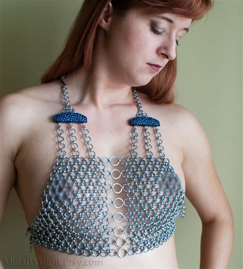 Chainmail Halter Top Etsy