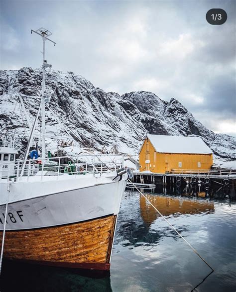 Lofoten Is An Archipelago In Norway Known For Its Distinctive Scenery