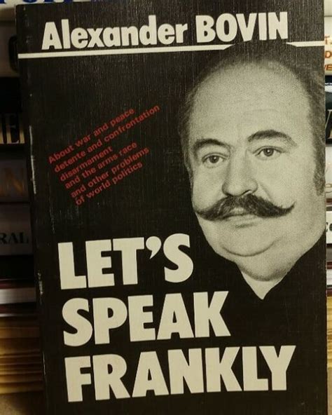 Lets Speak Frankly By Alexander Bovin Pb 85 Ebay