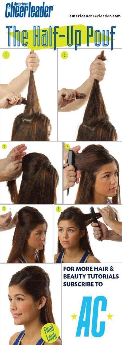 Waves give hair more bounce and volume, which is exactly every cheerleader wants to achieve. New sport hairstyles cheerleading cheer hair 51 Ideas ...