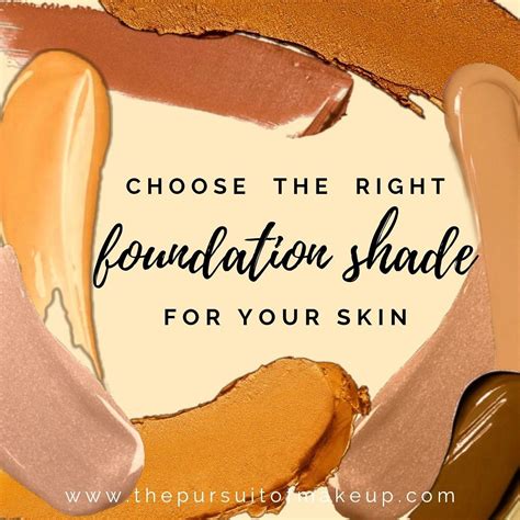 How To Choose The Right Foundation Shade For Your Skin In 2021