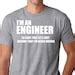 Engineer T Shirt Funny Occupation Tee Shirt Gift For Engineer Etsy