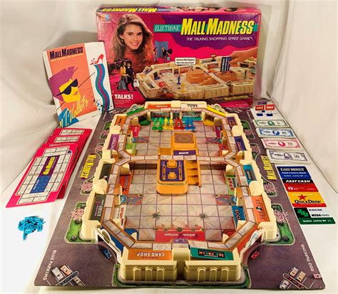 Limited Special Price 1996 Electronic Mall Madness Board Game By Milton