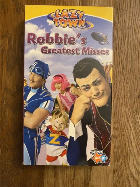 Lazytown Robbies Greatest Misses Vhs Tape Tested Nick Jr Lazy Town