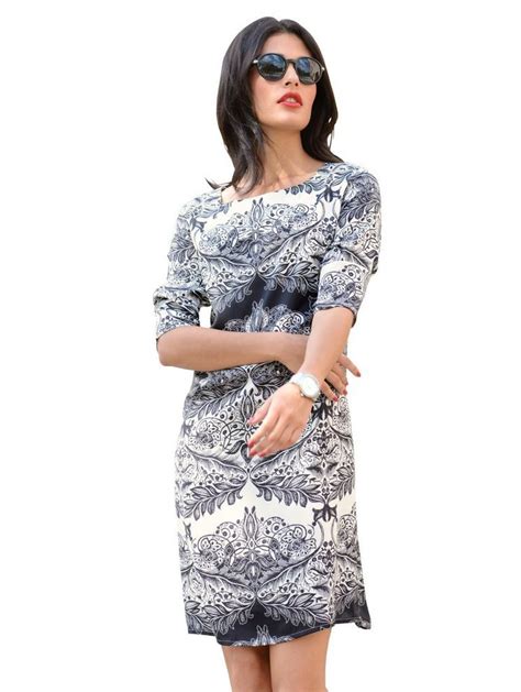 Alba Moda Kleid Mit Ornament Print Online Kaufen Otto