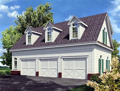 Create home plans with laundry rooms connected to master closet. Cottage Style 3 Car Garage Apartment Plan Number 80250 with 1 Bed , 1 Bath | Carriage house ...