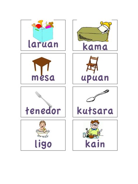 Basic Vocabulary Words In Tagalog
