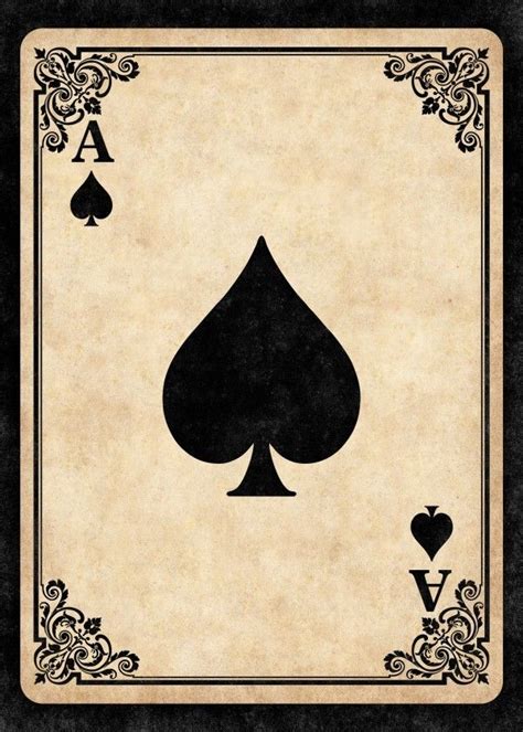 Ace Of Spades Poster By Remus Brailoiu Displate Ace Of Spades