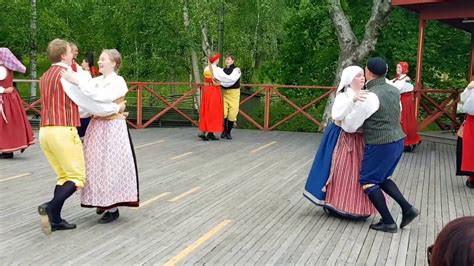 Swedish Folk Dance At Skansen Stockholm Circa 1920s Youtube