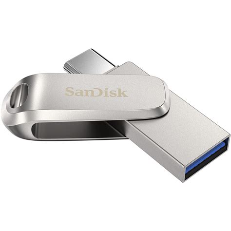 Sandisk 64gb Ultra Dual Drive Luxe Usb 31 Flash Sdddc4 064g A46
