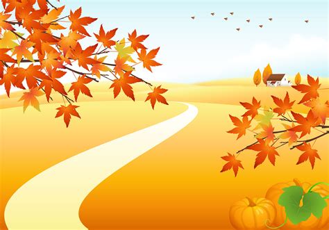 Autumn Wallpaper Desktop Cartoon