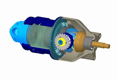 Piston Animation Rotary Single Engine Cylinder Mechanical