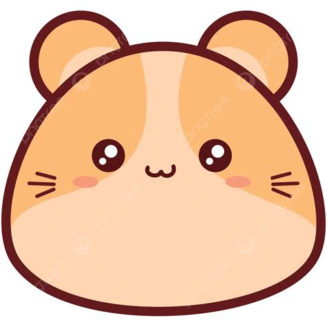 Gambar Hamster Yang Lucu Vektor Imut Hamster Ilustrasi Hamster Png