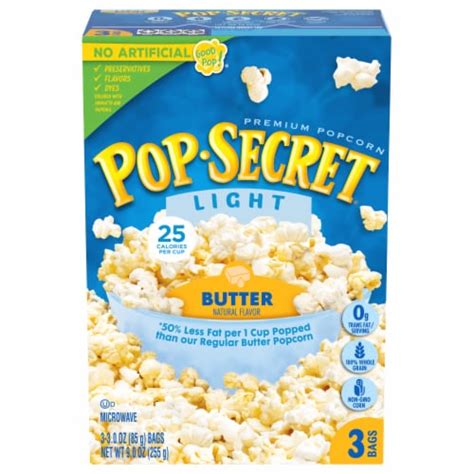 Pop Secret® Light Butter Popcorn Bags 3 Ct 3 Oz King Soopers