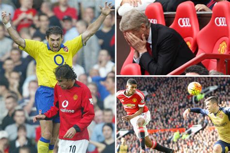 Manchester United Vs Arsenal Seven Classic Premier League Encounters
