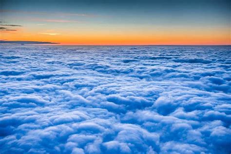 Flying Above The Beautiful Clouds In The Evening Sky Bang It Solutions