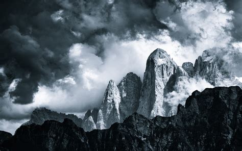 Hintergrundbilder 2560x1600 Px Wolken Dolomiten Berge Italien