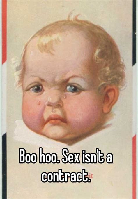 Boo Hoo Sex Isn T A Contract