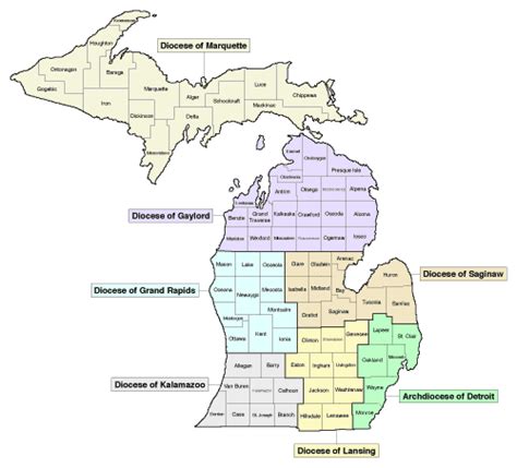 Michigan Maps And State Information
