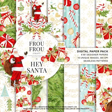 Printing And Printmaking Materials Christmas Seamless Patterns Printable