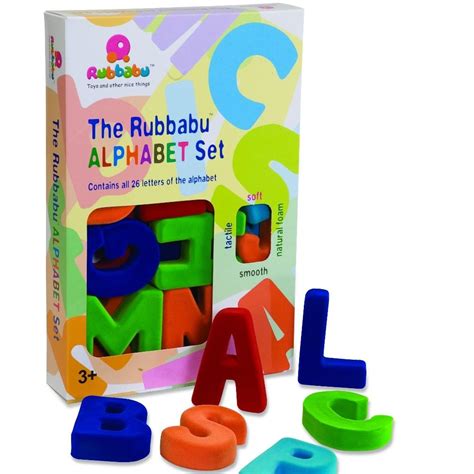 Large Magnetic Uppercase Alphabets 4 10cm Rubbabutoys