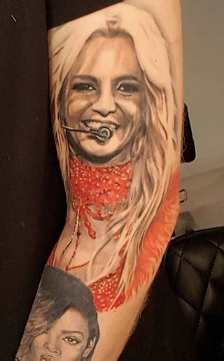 pin on britney spears tattoos