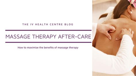 Massage Therapy Archives The Iv Health Centre