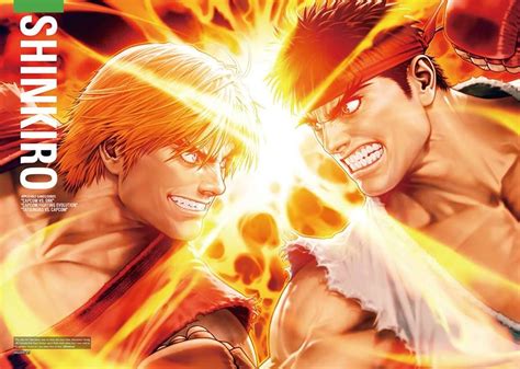 Inside Sf25 The Art Of Street Fighter Ken Vs Ryu Illustration By