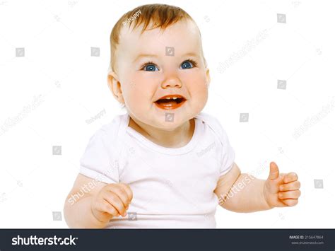 Beautiful Cute Baby Smiling Stock Photo 215647864 Shutterstock