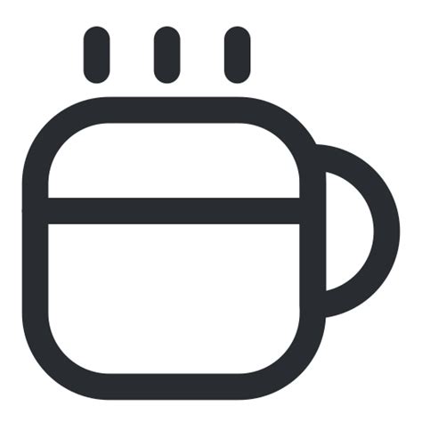 Koffie Pictogram In Iconsax Vol1 Linear