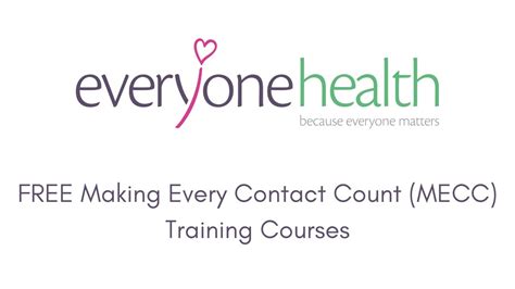Free Making Every Contact Count Mecc Training Courses Youtube