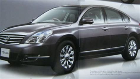 Nissan Intima Teana Brochure Leaked Out Autoblog