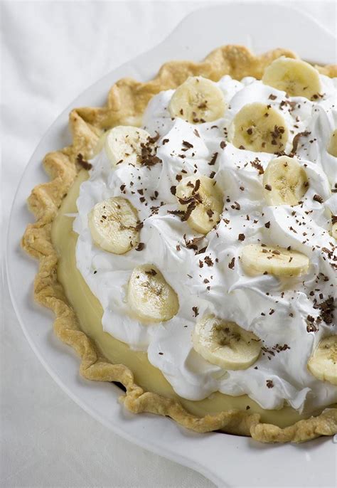 Old Fashioned Banana Cream Pie Is From Scratch Homemade Pie Recipe Like Your Grandmas Used To