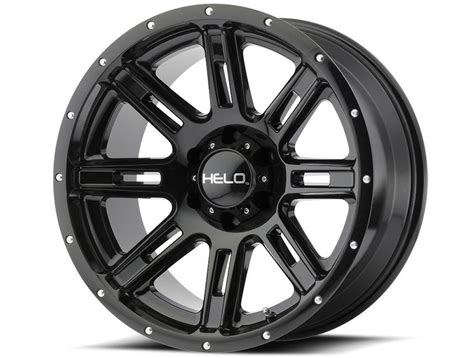 Helo Gloss Black He900 Wheels Realtruck