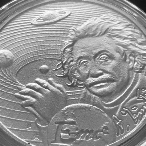 Niue Oz Silver Icons Of Inspiration Einstein Oz Argent Bu