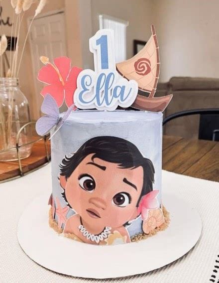25 Cute Creative Moana Cake Ideas For Your Next Party The Three