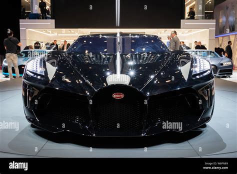 Geneva Switzerland March 6 2019 One Off 19 Million Dollar Bugatti