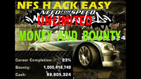 Need For Speed Most Wanted 2005 Hack Money Cheat Engine Youtube