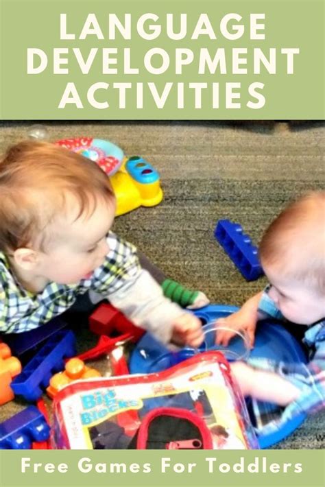 Language Development Activities For Toddlers Language Development